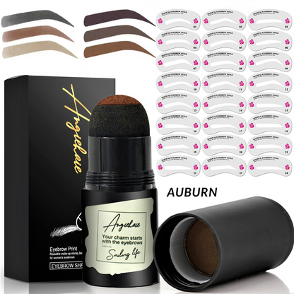 Eyebrow Stamp Powder Kit - Angiehaie Beauty