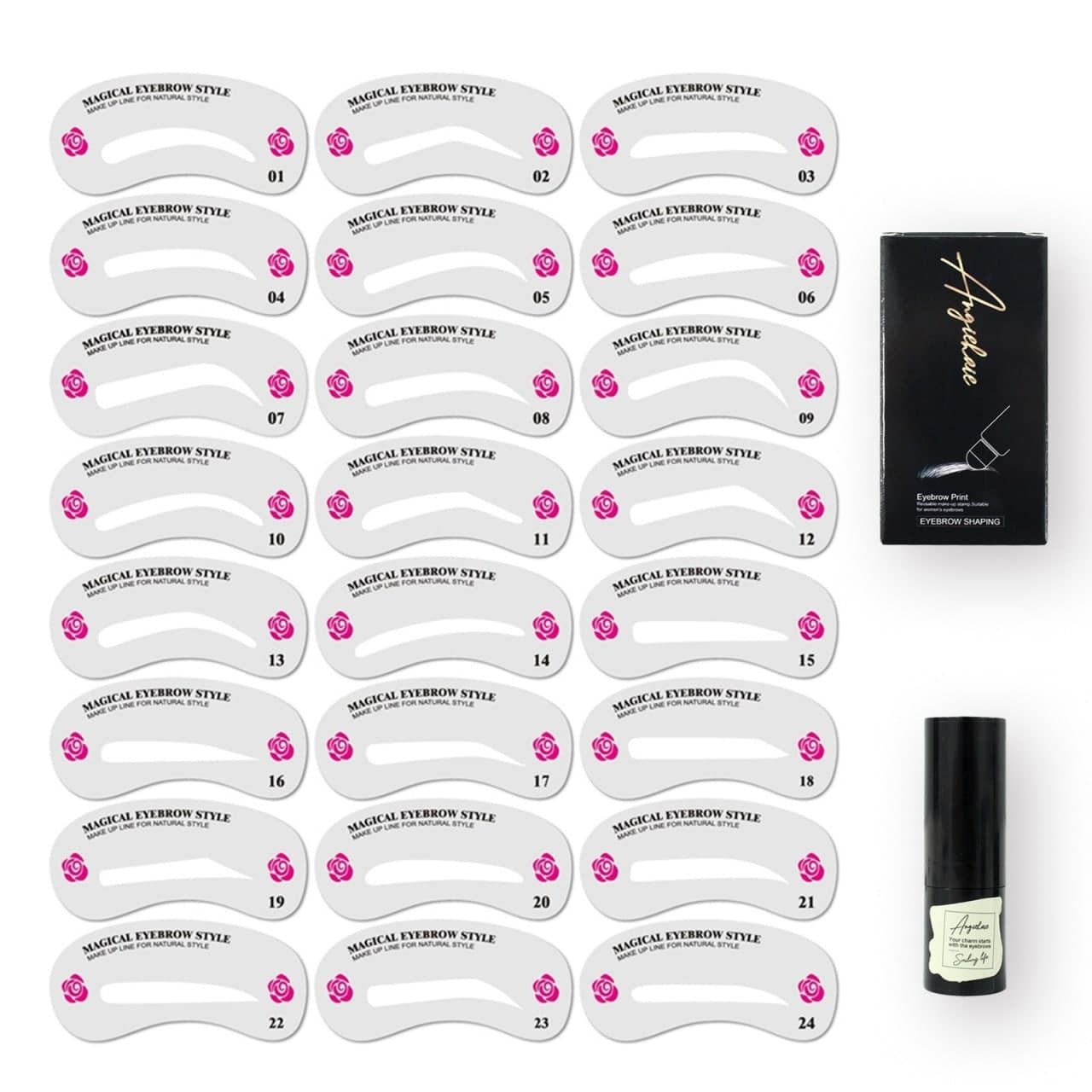 Eyebrow Stamp Stencil Kit - angiehaiebeauty